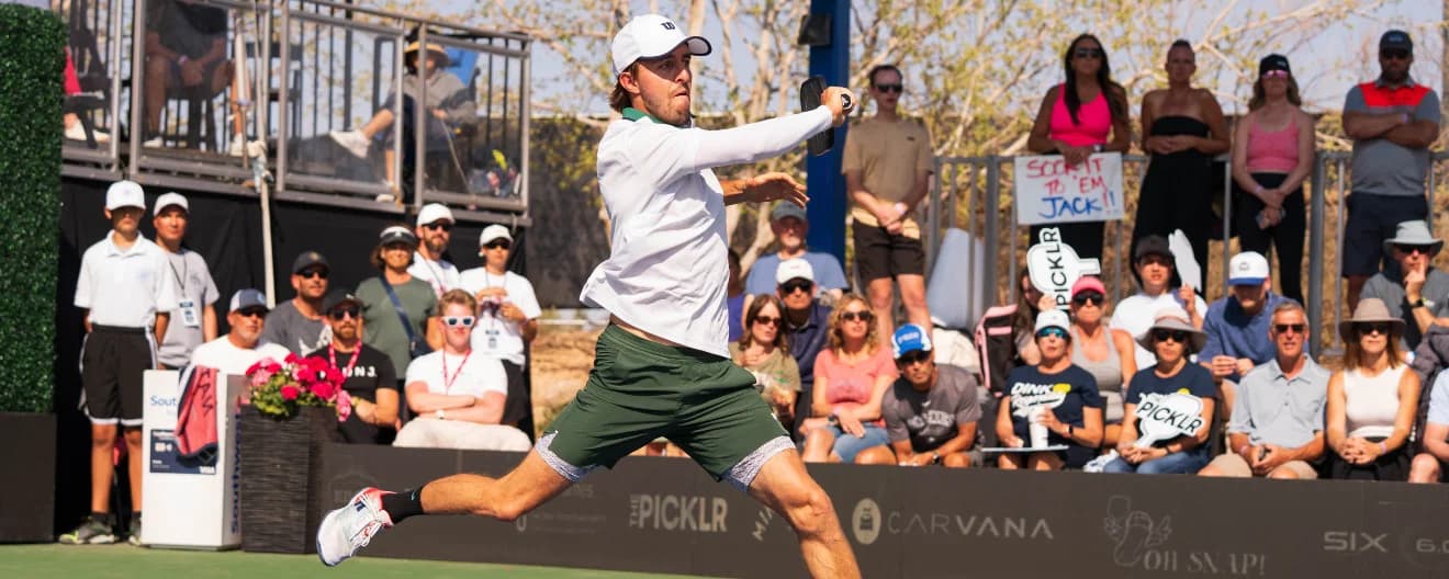 Hunter Johnson competing at the Black Desert Resort Red Rock Open.