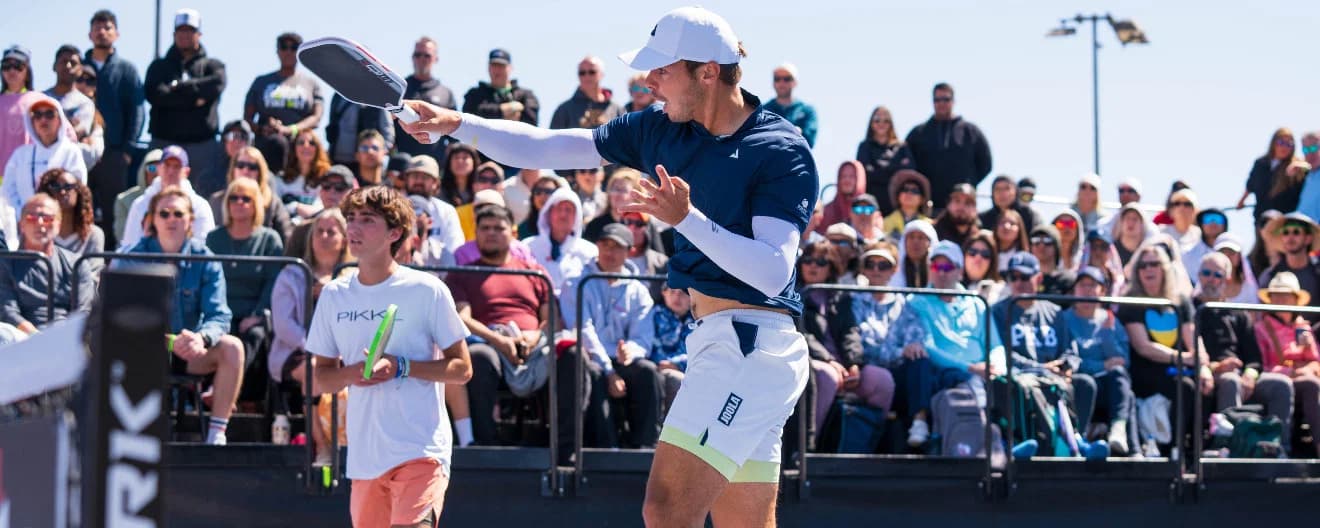 Ben Johns and Gabe Tardio competing at the CIBC Texas Open presented by Fasenra.