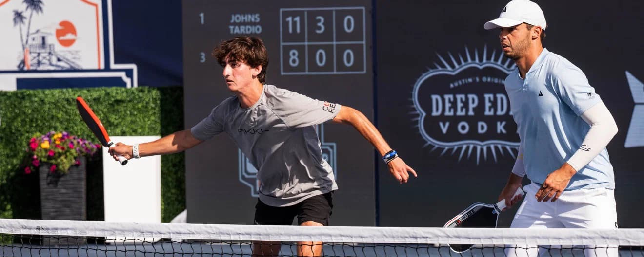 Gabe Tardio and Ben Johns competing at the Select Medical Orange County Cup.