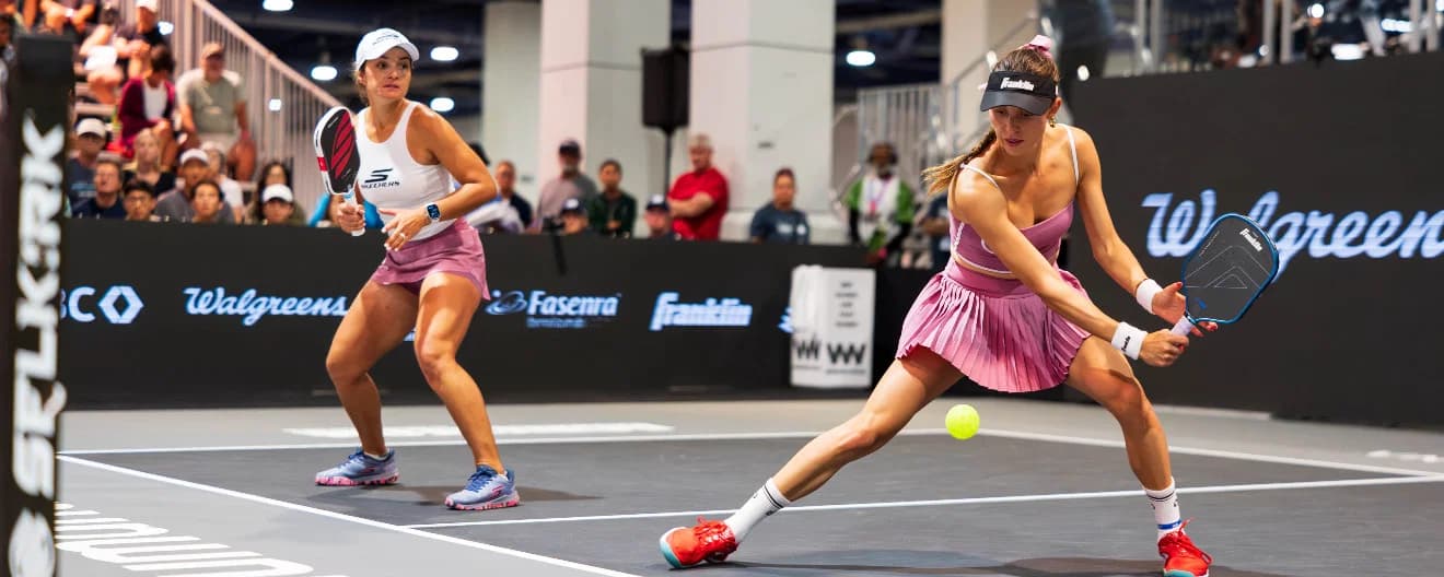 Parris Todd and Catherine Parenteau competing at the Walgreens Open at the Las Vegas Strip.