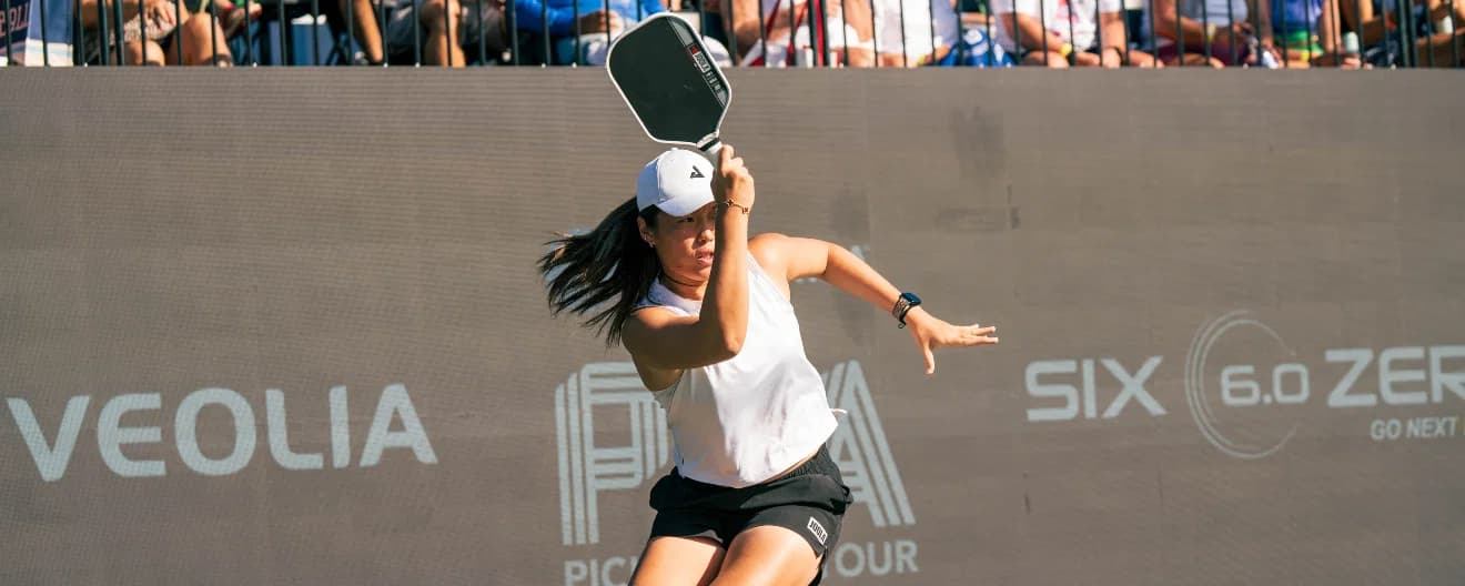 Zoey Wang competing at the Veolia Lakeland Open presented by Six Zero.